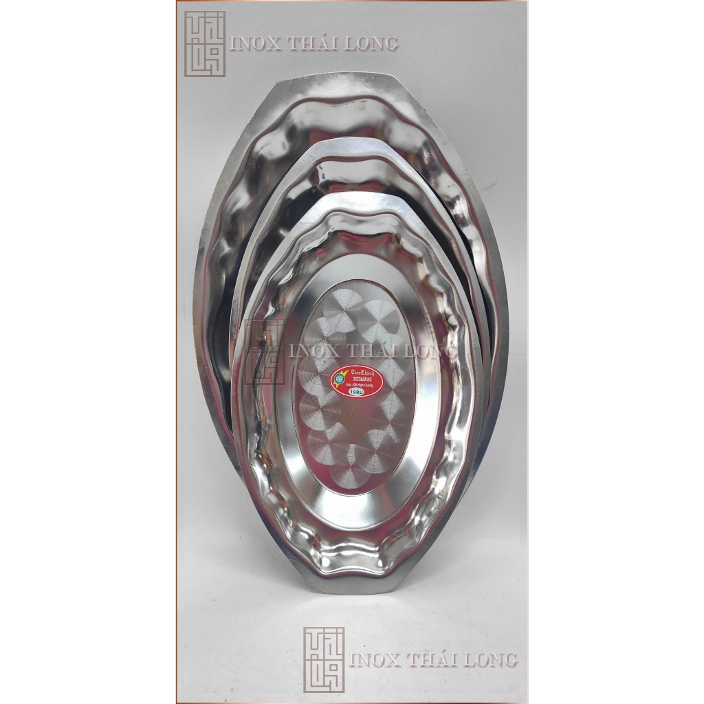 Dĩa Hấp Cá Inox nhiều size.