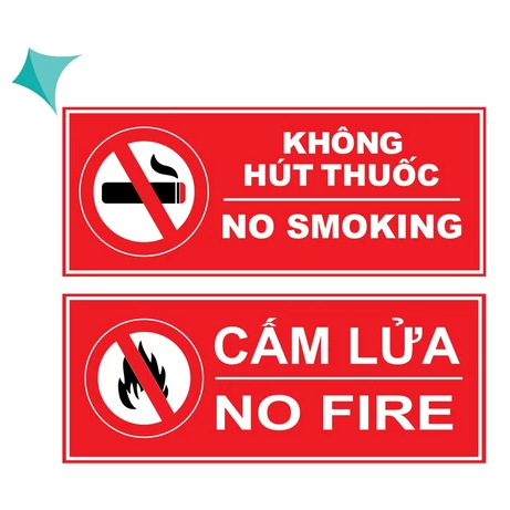 Bảng cấm lửa NO FIRE bảng fomex