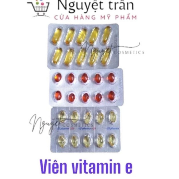 VITAMIN E DƯỠNG DA VIÊN DÀI vỉ 10 viên