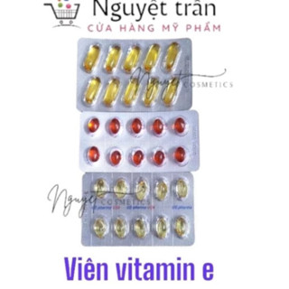 VITAMIN E DƯỠNG DA VIÊN DÀI vỉ 10 viên
