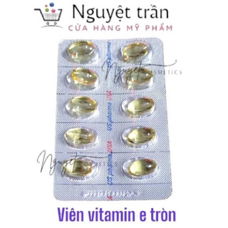 VITAMIN E DƯỠNG DA VIÊN DÀI vỉ 10 viên