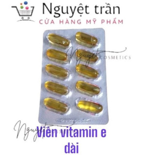 VITAMIN E DƯỠNG DA VIÊN DÀI vỉ 10 viên