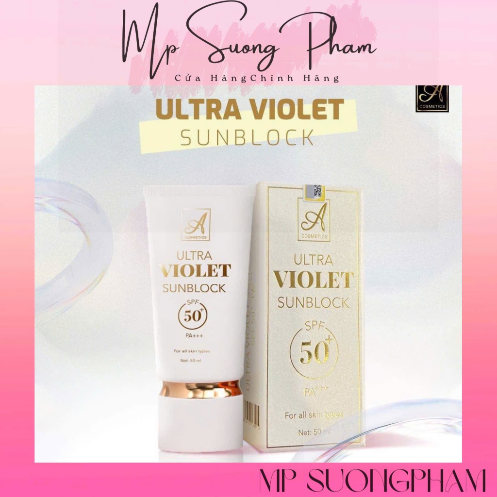 KEM CHỐNG NẮNG ULTRA VIOLET SUNBLOCK A COSMETICS 50ML