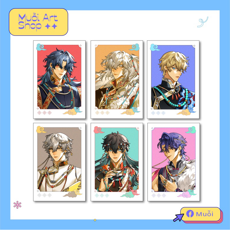 Card Honkai Star Rail 6 nhân vật