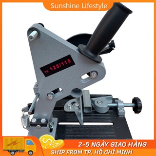 Chân Đế máy cắt bàn dùng cho máy cắt cầm tay TS-125/115.loại có thước đo góc 45 độ