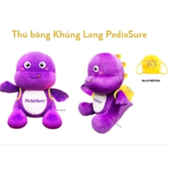 (50cm) Gấu bông khủng long pediasure/hà mã, chó