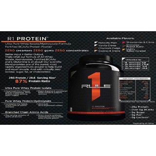 Sữa Tăng Cơ Rule 1, R1 Protein 5LBS (2,3Kg) [Freeship + Chính hãng Mỹ]
