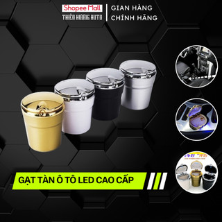 Gạt tàn xe hơi cao cấp có đèn LED - Gạt tàn xe hơi cá tính sáng tạo có lỗ thoát khí treo gạt tàn