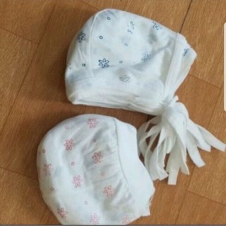 3 Chiếc Mũ Chụp Cotton Sơ Sinh Cho Bé / Loại Mỏng
