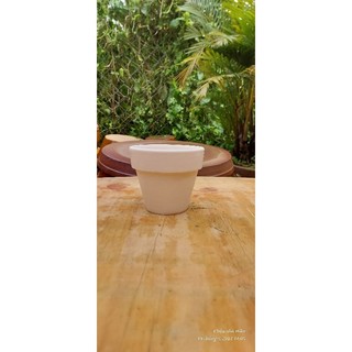 Chậu đất nung - chậu ly gờ miệng 9, cao 8