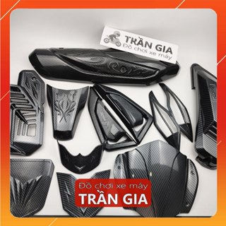  Combo full phụ kiện Carbon gắn xe Sh nam năm 2020 2021 2022 2023 2024 2025bản 125i 150i 160i ốp trang trí cacbon Sh VIỆT 