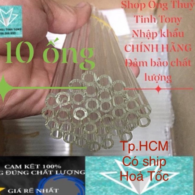 Ống thuỷ .tinhthí nghiệm10 ống