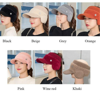  Mũ Len Che Tai Giữ Ấm Mùa Đông Dễ Phối Đồ Phong Cách Thể Thao Thời Trang Cho Nữ 