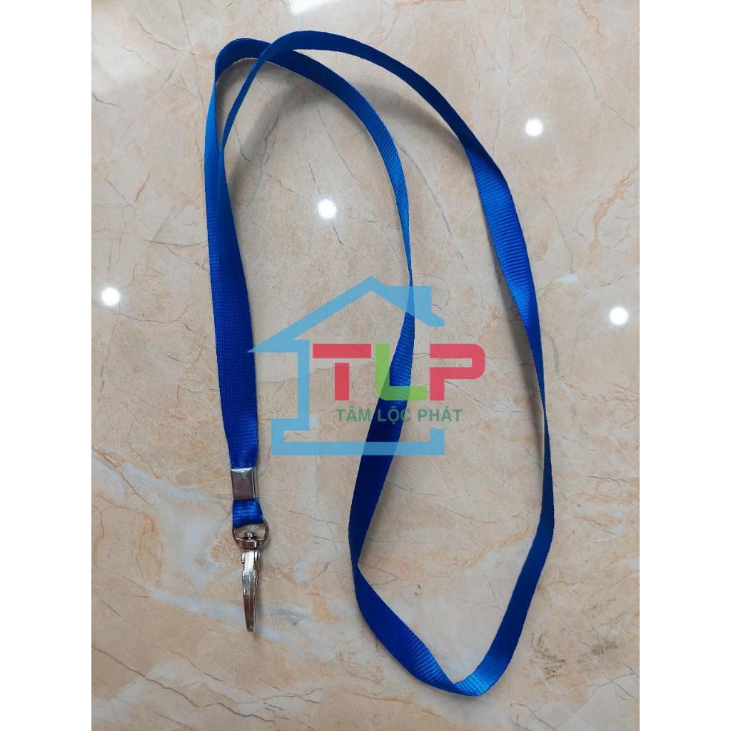 50 Dây đeo thẻ lụa móc sắt (loại 1) - Dây đeo thẻ sít giọt lệ