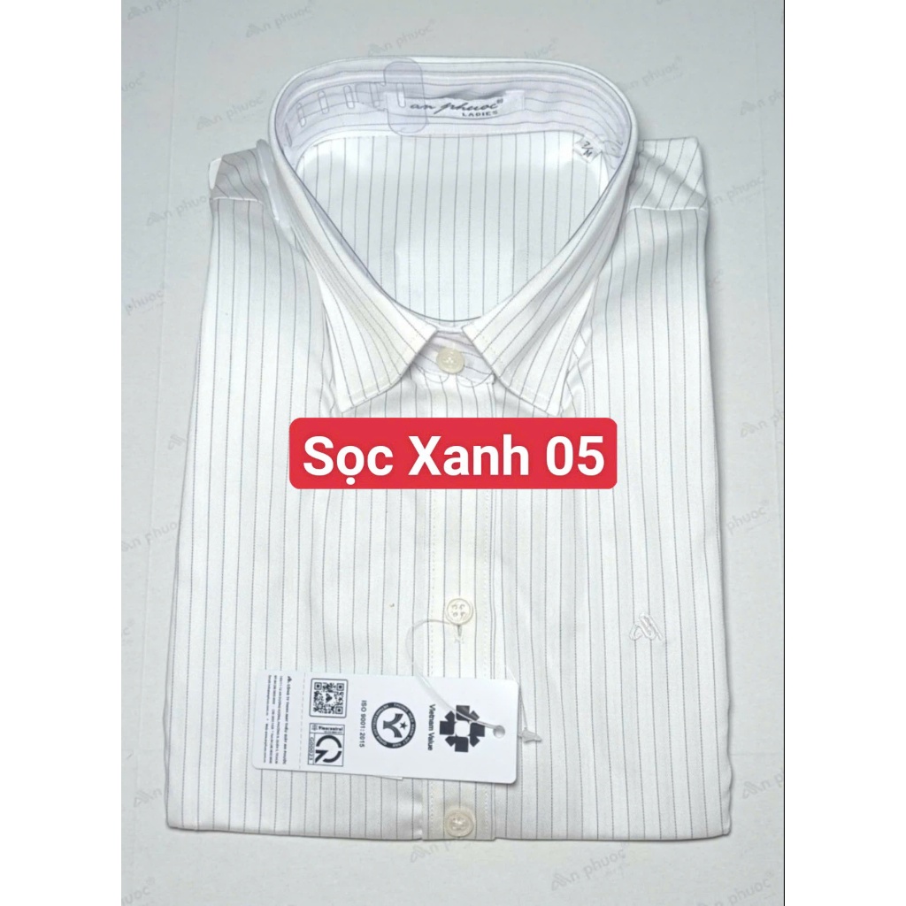 Sơ mi Nữ An Phước Size 7/M Tay Ngắn