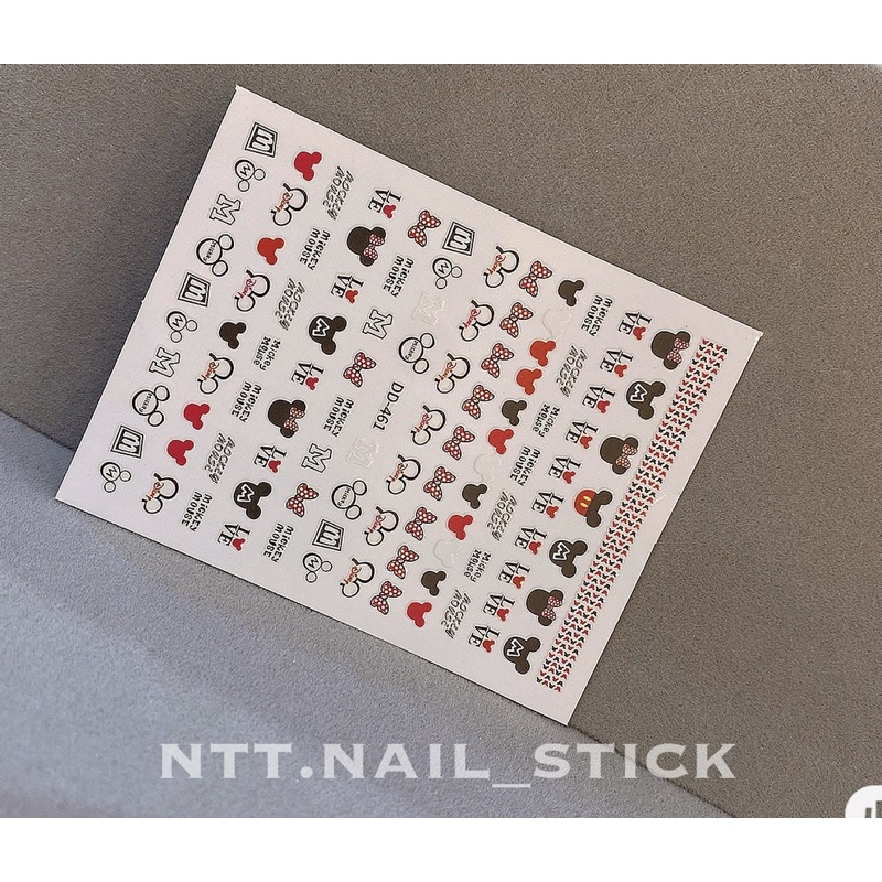 [phụ kiện nail chính hãng] Tich hoa và chữ