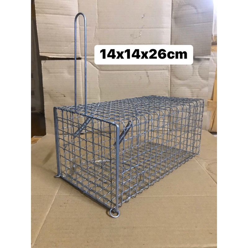 Combo 5 Bẫy chuột,sóc 14x14x26cm lưới dây sóng.