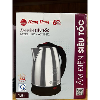 Ấm điện siêu tốc 1,8 lít inox 304  Rạng đông