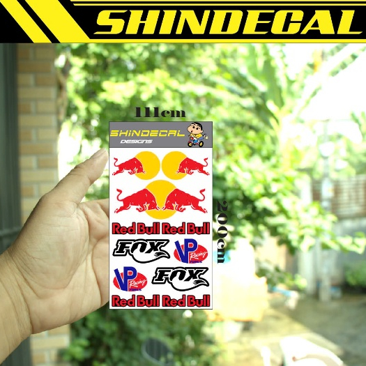 Tem logo sticker bò cụng mini
