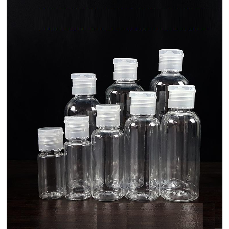 Combo 10 Chai nhựa nắp bật 5ml / 10ml /15ml/ 20ml / 25ml/ 30ml / 50ml / 80ml / 100ml / 200ml chiết mỹ phẩm, gel rửa tay