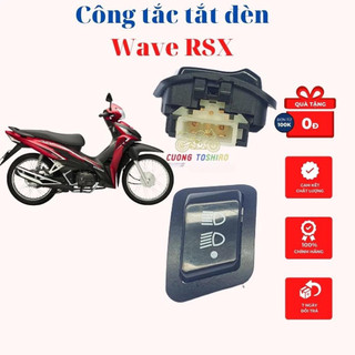  Công tắc tắt đèn pha cos cho các dòng xe Wave RSX không có nút tắt đèn lắp như zin bảo hành 1 năm 