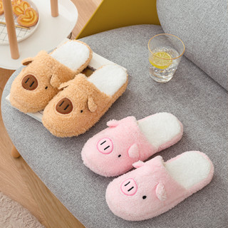  Dép Bông Đi Trong Nhà  Dép Đi Trong Nhà-Dép Bông Hình Heo Hình Lợn Ngộ Nghĩnh 