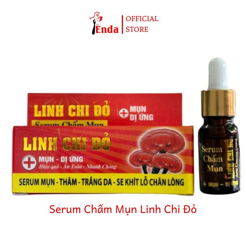Havina serum chấm mụn linh chi đỏ EN311 ngăn mụn, giảm thâm, trắng da, se khích lỗ chân lông 10ml