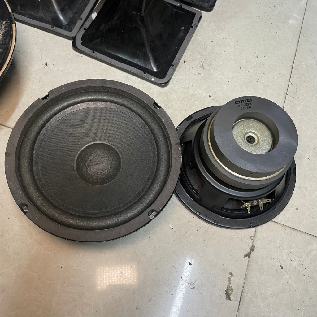 2 Củ Loa Bass 20 Bmb 2522 Japan Nhật Bãi 400W ( Giá 2 Cái ), Vành 21Cm, Từ Kép 11+12Cm, Lời Sáng