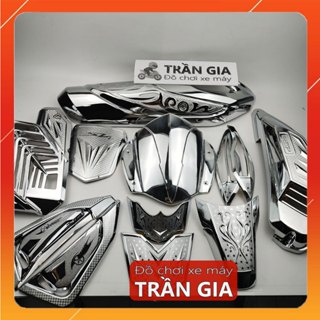  Combo full phụ kiện xi Crom gắn xe Sh nam năm 2020 2021 2022 2023 2024 2025 bản 125i 150i 160i ốp trang trí xi inox Sh 