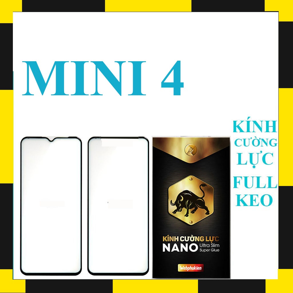 Kính cường lực Webphukien cho Mini 4