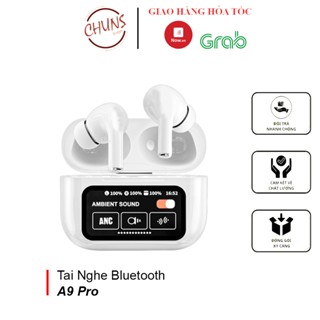 Tai Nghe Bluetooth A9, Có Màn Hình Led Kết Hợp Mic, Chống Ồn Chủ Động, Pin Cực Trâu, Chống Thấm Nước