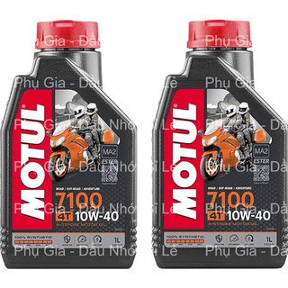 Dầu nhớt MOTUL 7100 4T 10W50 1L Tổng Hợp 100% Chính Hãng (Fully Synthetic)