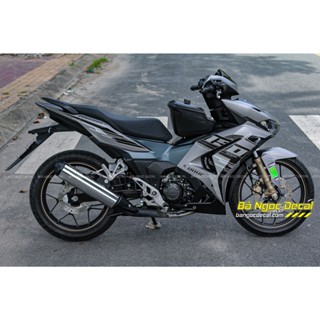 TEM DÁN RS150R XE WINNER X V3 MÀU BẠC XANH ĐEN