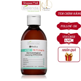 Sữa rửa mặt Bielenda Dr Medica Anti-Acne Dermatological làm sạch sâu, hỗ trợ giảm mụn 250ml