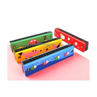 Kèn Harmonica gỗ - đồ chơi âm nhạc cho bé