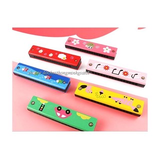 Kèn Harmonica gỗ - đồ chơi âm nhạc cho bé
