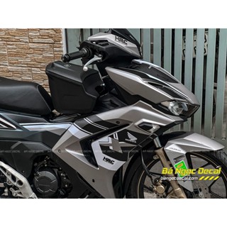 TEM HRC DÁN XE WINNER X V3 MÀU BẠC XANH ĐEN