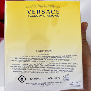 Nước hoa nữ Versace Yellow Diamond EDT 90ml