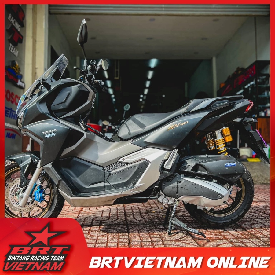 Heo dầu thắng Nissin Samurai 2pis dành cho Honda ADV / PCX - Heo trước bên Trái - Heo sau bên phải -