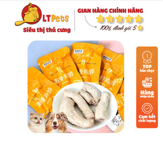 Cổ gà hấp gặm hỗ trợ mài và làm sạch răng cho chó mèo cưng