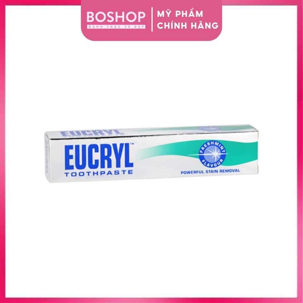 Kem Đánh Răng Làm Trắng Eucryl Freshmint Flavour 50ml