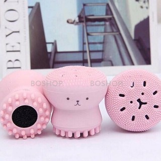 Cọ Rửa Mặt Bạch Tuộc Silicon Siêu Mềm