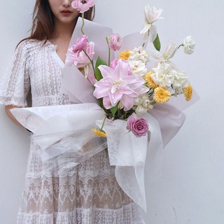 Giấy mếch lụa gói hoa cao cấp – nhiều màu pastel & màu đậm