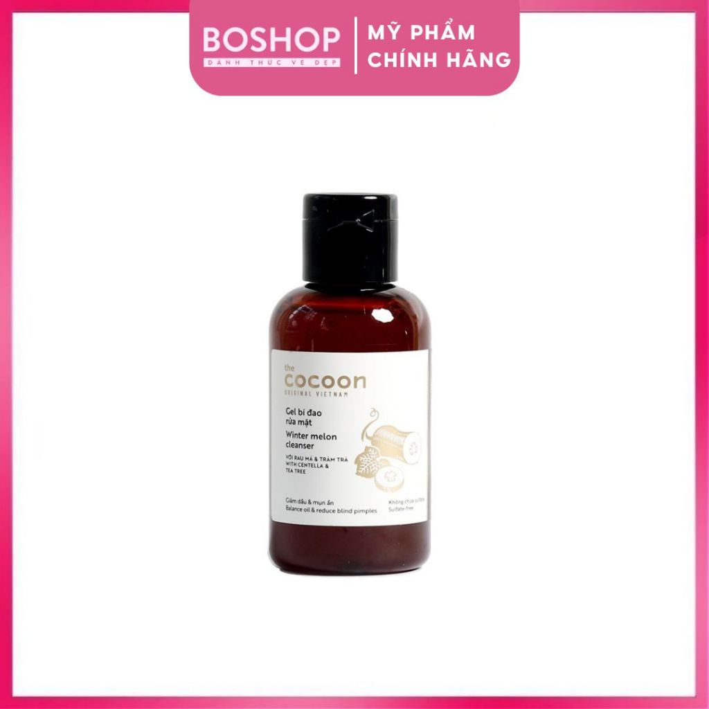 Gel Rửa Mặt Bí Đao Cocoon Winter Melon Cleanser