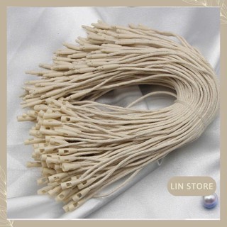 100 Sợi - Dây Treo Tag Quần Áo - Sợi Sáp Xoắn