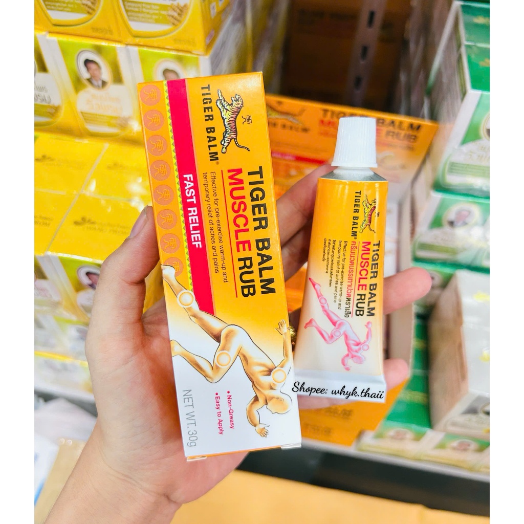 Dầu xoa bóp nhức mỏi Tiger Balm Muscle Rub Thái Lan Chính Hãng 30g