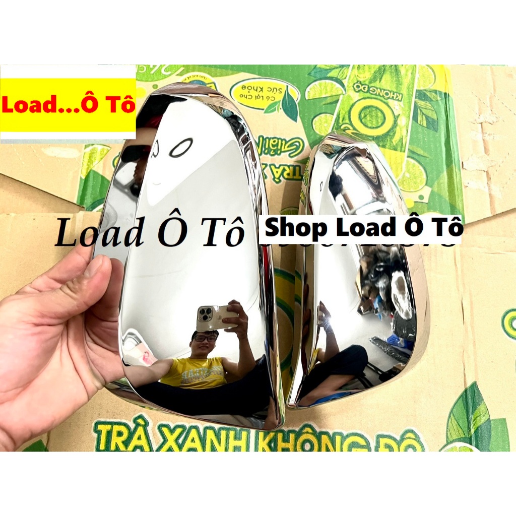Ốp gương xe Toyota Fortuner 2025-2017 Mạ Crom Sáng Bóng Cao Cấp