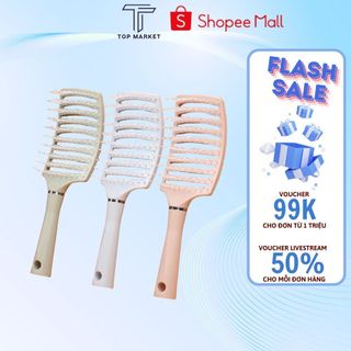Lược Chải Tóc Giúp Mát Xa Da Đầu, Lược Tạo Kiểu Tóc Tại Nhà Cực Kì Tiện Lợi Cho Nữ 