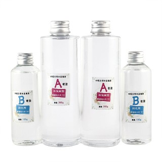 Cặp 400g keo resin epoxy AB trong suốt không bọt