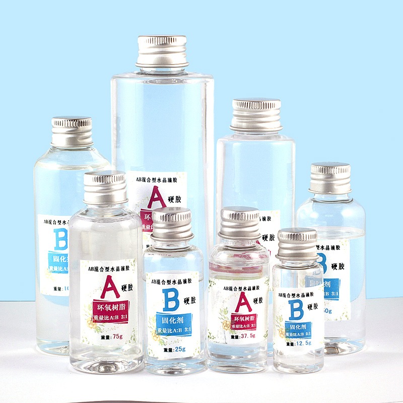 Cặp 400g keo resin epoxy AB trong suốt không bọt
